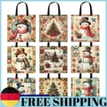 11CT Print Christmas Tree Crossstitch Handbag Art Projects 40x40cm for Beginners