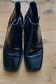 Stiefelette Boots Echte Leder Schuhe BCBGMAXAZRIA schwarz 36 w.Neu Made in Italy