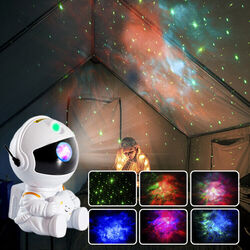 Astronaut Projektor LED Sternenhimmel Lampen Nebula Galaxy Nachtlicht Kinder USB