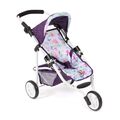 Bayer Chic 2000 Puppen Jogging-Buggy LOLA Flowers lila
