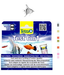 Tetra Test 6in1 , 25Teststreifen zur schnellen und einfachen Überprüfung der Wqu