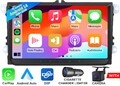 CAM+ 9" IPS Android 14 Auto 3+32GB Autoradio Navi CarPlay DSP für VW Golf Tiguan