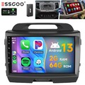 DAB+ Für KIA Sportage 3 2010-2016 Autoradio Android 13 Carplay 2+64G GPS FM BT