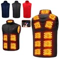 Beheizbare Heizjacke Weste Leichtgewichts Vest 15-Zonen USB Beheizte Westen Jack