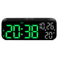 LED Wecker Digital Alarmwecker Temperatur Uhr Schlummerfunktion Tischuhr 7"/10"