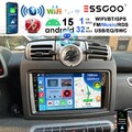 Für Smart Fortwo 451 2005-2010 Android15 Autoradio 32G Chat GPT GPS Navi CarPlay