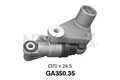 SNR GA350.35 Spannrolle, Keilrippenriemen für BMW,LAND ROVER