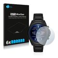6x Folie für Emporio Armani Exchange Smartwatch AXT2002 Schutzfolie