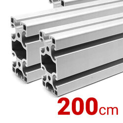 Alu Profil 40x80 mm Konstruktionsprofil Nut8 Aluminium AlClipTec für Bosch Item⭐⭐⭐⭐⭐24h DHL versand🚛en aw 6060✅PA38🛠