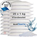 20x 1 kg Raum Luft-Entfeuchter Granulat im Vliesbeutel Nachfüllpack (2,08€/1 kg)