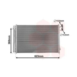 Kondensator, Klimaanlage VAN WEZEL 06005295 für BMW