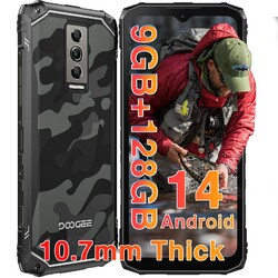 DOOGEE Blade10 9GB RAM+128GB ROM Rugged Smartphone 5150mAh Android 14 Handy NFC