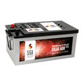 SIGA Solar AGM Batterie 230AH 12V Batterie Versorgungs Wohnmobil Boot GEL