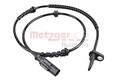 METZGER Sensor, Raddrehzahl Links, Rechts, Vorderachse u.a. für FIAT, JEEP