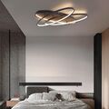 GBLY 76W LED Deckenleuchte Dimmbar 3 Oval Ringe Schlaf/Wohnzimmer Deckenlampe