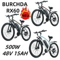 27,5 Zoll Elektrofahrrad 800W E-bike 15AH E-Mountainbike 21-Gänge BURCHDA NEU