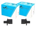 2x RAP ABS-SENSOR RADDREHZAHL HINTEN passend für FORD C-MAX FOCUS GALAXY GRAND K