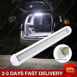 Auto Kfz Innenraum Beleuchtung 120-LED 12V Dach Lampe Leuchte Deckenleuchte Weiß