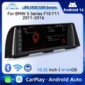DAB+ Für BMW 5er F10 F11 NBT 10,25" GPS KAM Autoradio CarPlay Android 14 4+64GB