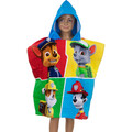 Paw Patrol Kinder Bade-Poncho mit Kapuze 60 x 120cm Badetuch Handtuch Strandtuch