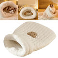 Katzenschlafsack Kuschelsack Katzenbett Höhle Winter Weiche Betten Haustierbett