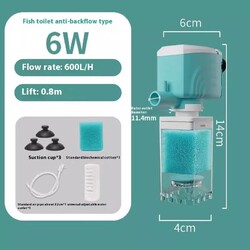 Automatisches Aquarium-Filtersystem Wasserzirkulation Anti-Rückfluss-Wasserpumpe