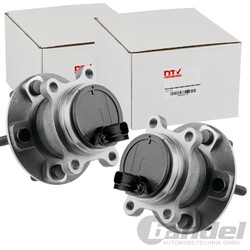 2X NTY RADLAGER-SATZ HINTEN BEIDSEITIG PASSEND FÜR FORD FOCUS LINKS+RECHTS