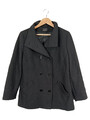 FUCHS SCHMITT Damen Übergangsmantel Schwarz Gr. 42 L Business Elegant