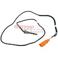 1x Sensor, Abgastemperatur METZGER 0894181 passend für VW