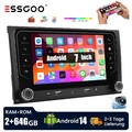 KAM+ 64G Android 14 Carplay Autoradio GPS NAVI Für Audi A4 8E 8H B6 B7 2000-2009