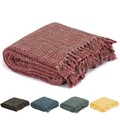 Überwurf Baumwolle Sofaüberwurf Bettüberwurf Decke Tagesdecke Kuscheldecke