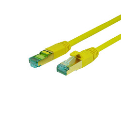 ProfiPatch Patchkabel Netzwerkkabel Cat8 Cat.8.1 S/FTP RJ45 TPE superflex LANProfiPatch PREMIUM | Testreport | Schirmblech vergoldet