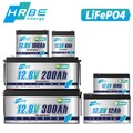 12V LiFePO4 Akku 100ah 140Ah 300Ah 400A Lithium Batterie BMS für Aussenborder RV