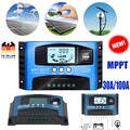 30A/100A 12V-24V MPPT Solar Ladegerät Controller Panel Regler Daul USB Digital