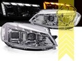 Voll LED Scheinwerfer echtes LED Tagfahrlicht für VW Golf 7 Limo Variant chrom