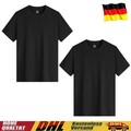 Herren Crewneck T-Shirt im Doppelpack Schwarz (2er Pack)