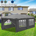 Partyzelt Pavillon 3x3m/3x6m Zelt Festzelt Bierzelt Gartenzelt Vereinszelt Markt