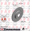 2x ZIMMERMANN 370.4401.20 Bremsscheibe für MAZDA