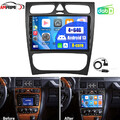 4+64G Android 13 Autoradio Carplay GPS Navi für Mercedes Benz C Klasse W203 DAB+