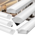 5X LED Profil Aluprofil Alu Schiene Leiste Profile für LED-Streifen Eloxiert NEU