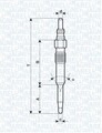 Magneti Marelli 062900038304 Glühkerze für AUDI SEAT SKODA VW Glühanlage