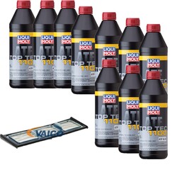 10 L Liqui Moly Top Tec ATF 1100 VAICO Getriebeölfilter für Honda CRX III 1.6