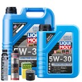 Motoröl 5W30 LIQUI MOLY Longtime High Tech 6L +MANN Ölfilter +Spülung +Cera Tec