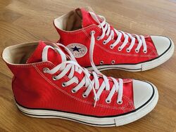 Converse Chuck Taylor All Star HI 42 US 8.5 Schuhe Chucks rot wie neu M9621C