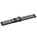 Armband 20mm nylon schwarz-weiß-grau für Withings Steel HR 40mm