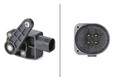 HELLA 6PM 008 739-001 SENSOR, XENONLICHT (LEUCHTWEITEREGULIERUNG) HINTERACHSE VO