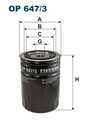 Ölfilter FILTRON OP 647/3 Anschraubfilter für 6000 2050 3000 5000 7000 3010 UNF