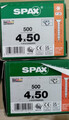 Spax Spanplattenschrauben Torx Holzschrauben Senkkopf WIROX   4x 50 2 Pakete 