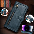 Für Samsung A16 A15 A14 A55 A35 A54 A34 Leder Reißverschluss Flip Wallet Cover Case