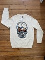 Palace Skateboards Skull Knit Strickpullover Weiß/Creme Gr. L S20 Wolle Supreme